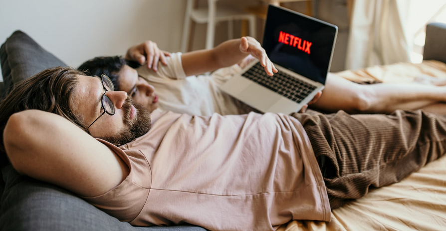 watching netflix